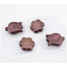 Форма для отливки шоколада "Шоко-Цветы"